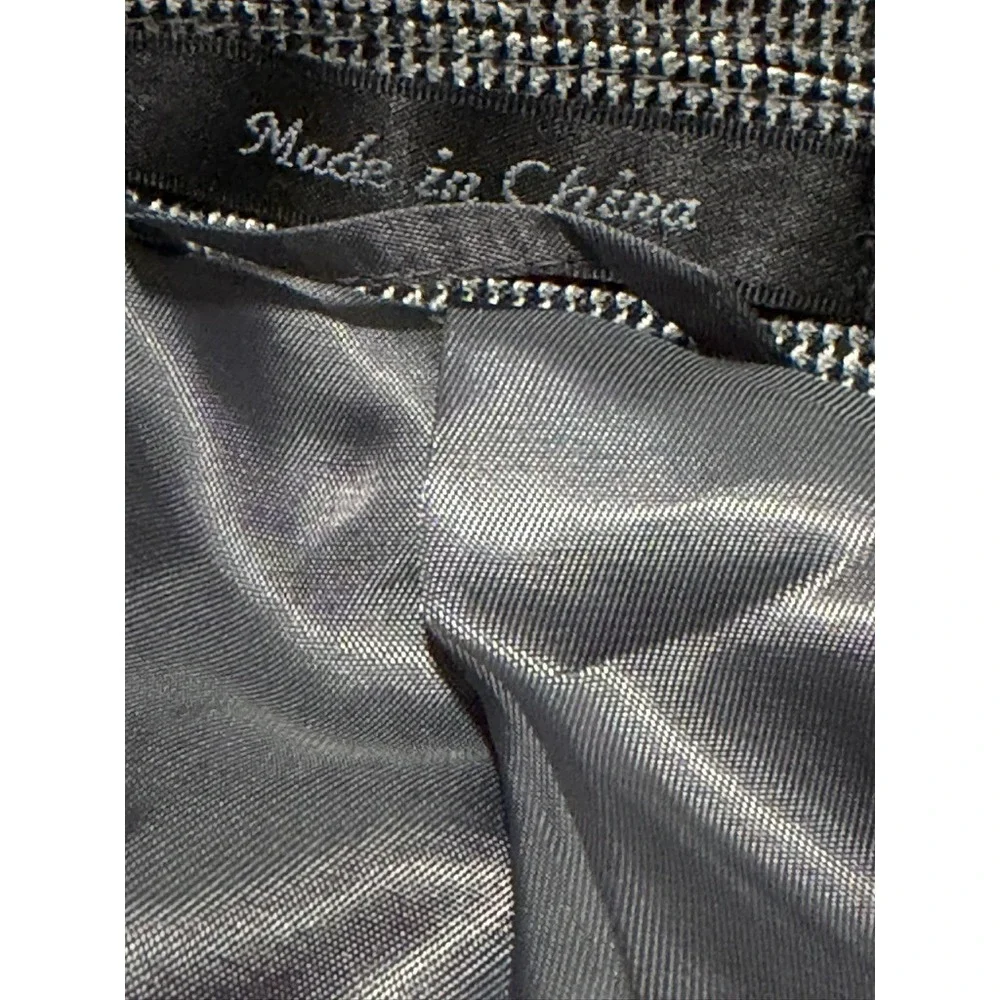 Lauren Ralph Lauren Men's Blazer Gray Houndstooth Sport Coat 24x31 48